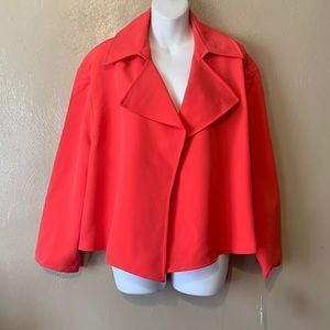 Anne Klein size 16 peach Poppy blazer NWT